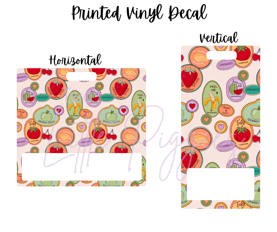 Printed Vinyl - Farmers Market