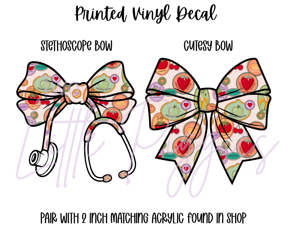 Printed Vinyl - Farmers Market