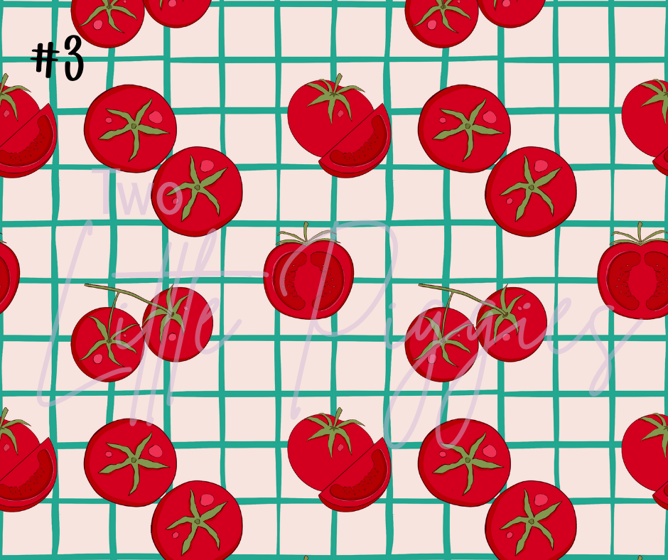 Printed Vinyl - Farmers Market