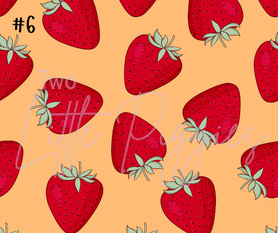 Printed Vinyl - Farmers Market