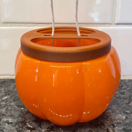 Glass Pumpkin Candle Jar Wick Bar