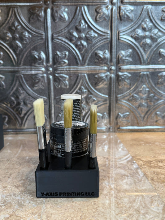 Mixed Media Adhesive Stand for Tim Holtz Distress Collage Medium, Glue & Brushes