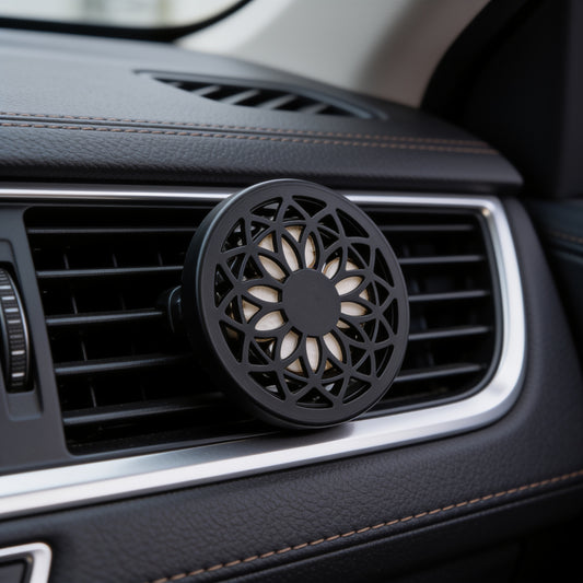 Large Decorative Car Vent Diffuser installed in car vent
