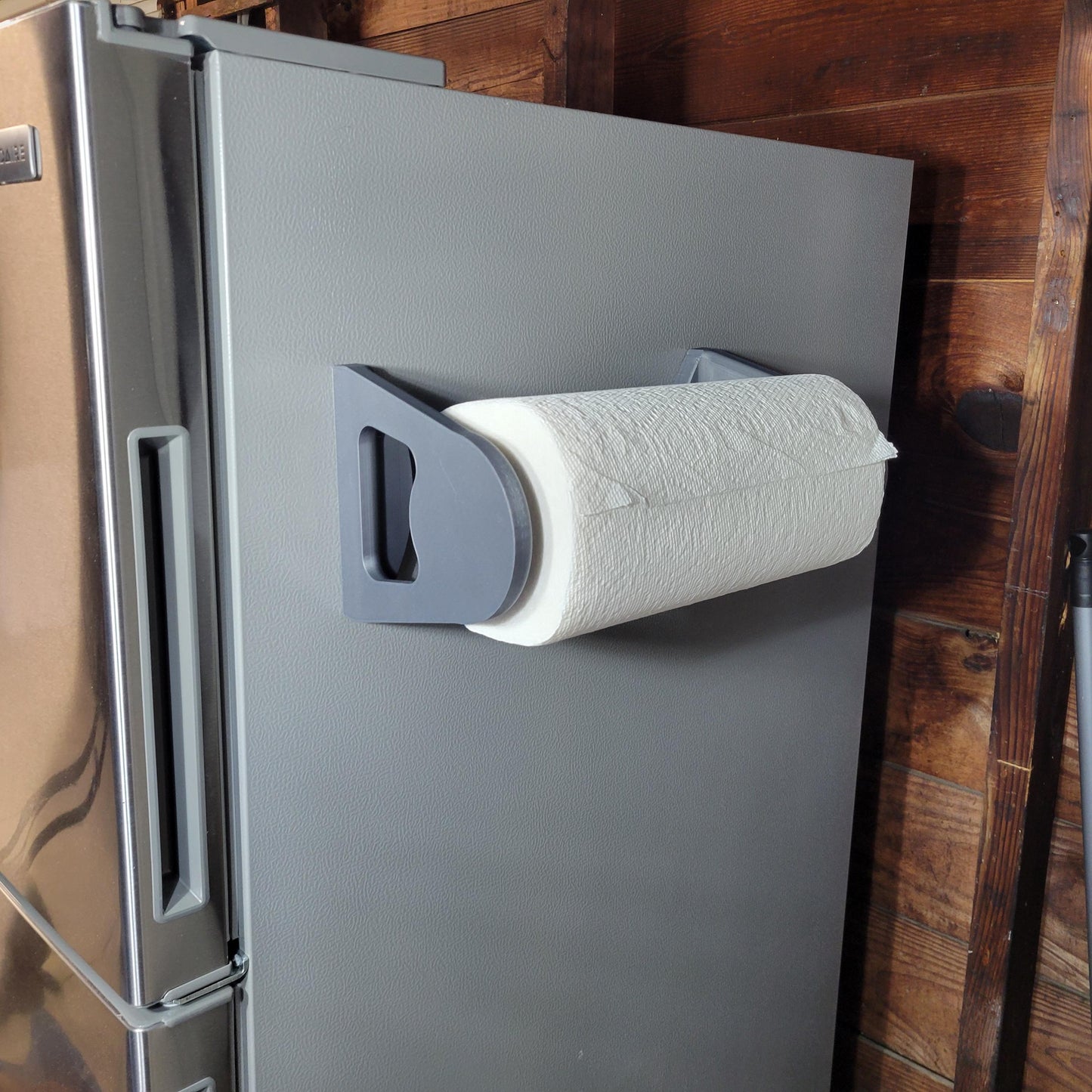Magnetic Paper Towel Holder - Versatile Horizontal & Vertical Mount for Kitchen, Garage, or Office