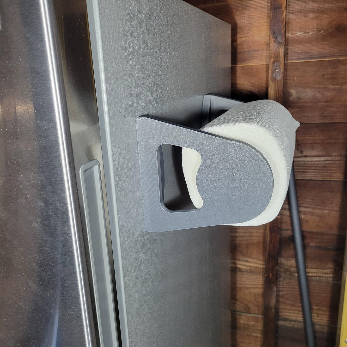 Magnetic Paper Towel Holder - Versatile Horizontal & Vertical Mount for Kitchen, Garage, or Office