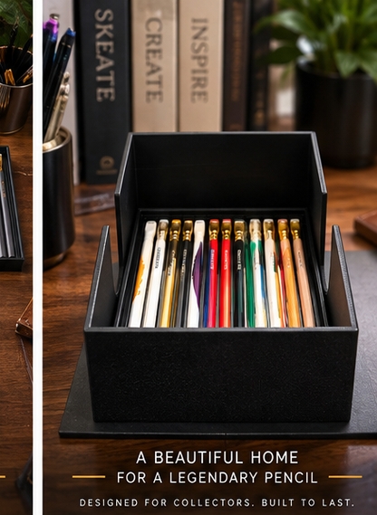 Blackwing Pencil Collector Storage Box – 5 Trays | Holds 60 Pencils
