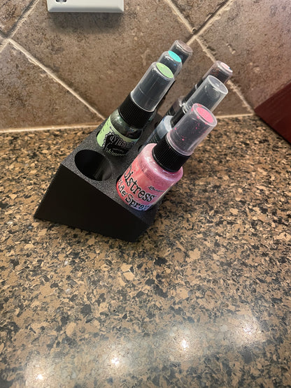Mica, Distress Stain, and Oxide Sprays Organizor for Tim Holtz Spray Bottles