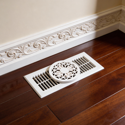 FlowScents clip installed in HVAC vent