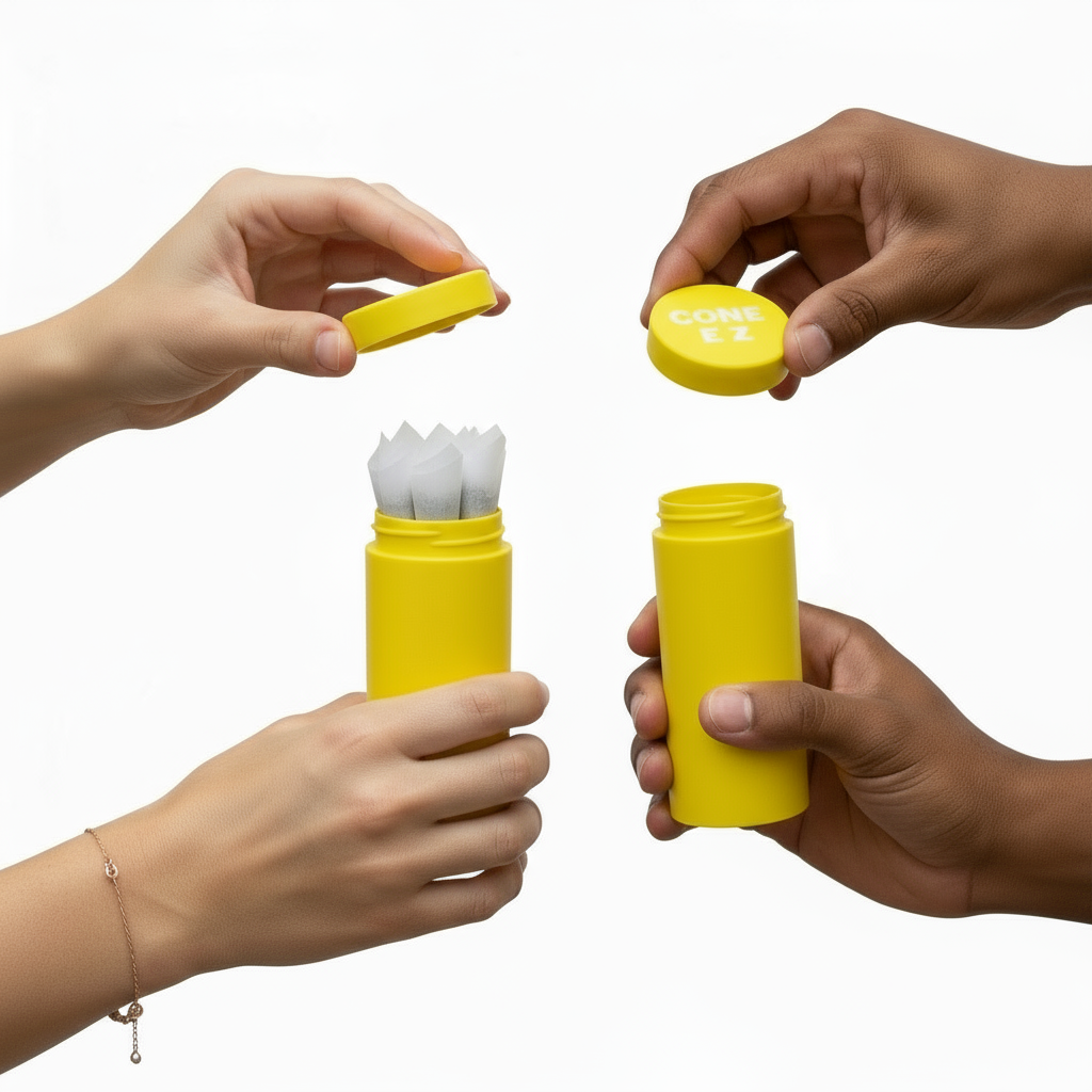 Cone Easy 6- Efficient Triple 1 1/4 Cone Loader, Compact easy to store, Comes with push stick