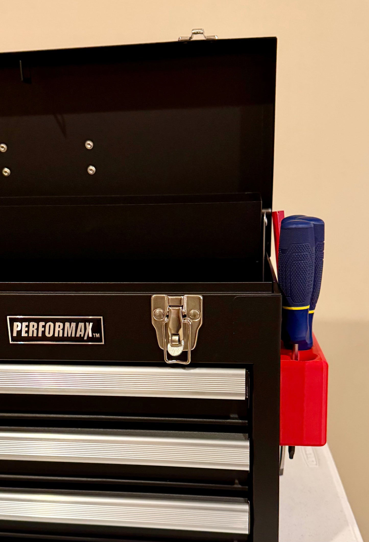 Tool Box Helper – Magnetic Screwdriver & Pencil Holder