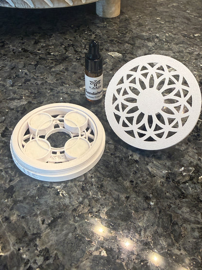 Refillable Vent Clip Air Freshener for Home, Adjustable Fragrance Diffuser, HVAC Floor Ceiling Car Vents, Made to Order 7 Colors