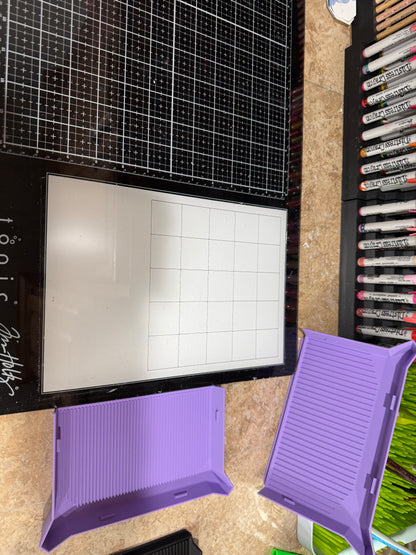 Multi-Purpose Craft Cleanup Tray with Pour Corners & Non-Slip Feet (Set of 2)