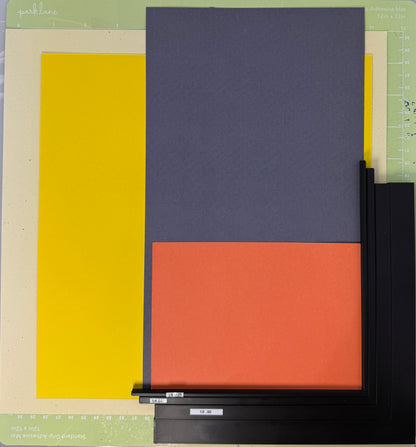 Paper Layering Guide for Scrapbooking – Precision Photo Matting & Alignment Tool