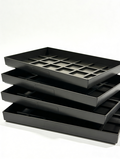 Distress Oxide Mini Ink Pad Holder – 24 Slot Storage Tray for Tim Holtz Mini Ink Pads