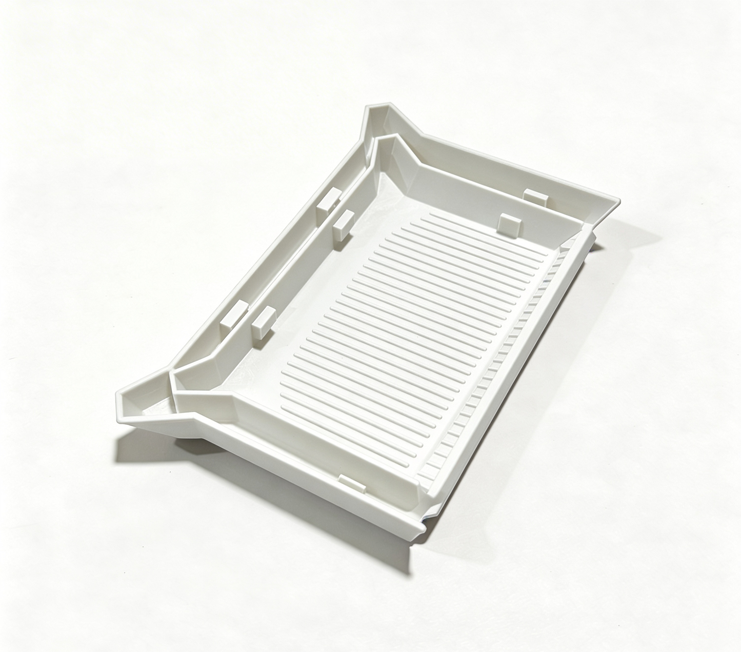 Multi-Purpose Craft Cleanup Tray with Pour Corners & Non-Slip Feet (Set of 2)