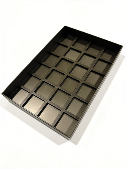 Distress Oxide Mini Ink Pad Holder – 24 Slot Storage Tray for Tim Holtz Mini Ink Pads