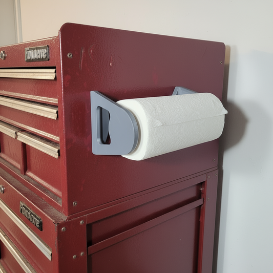 Magnetic Paper Towel Holder - Versatile Horizontal & Vertical Mount for Kitchen, Garage, or Office